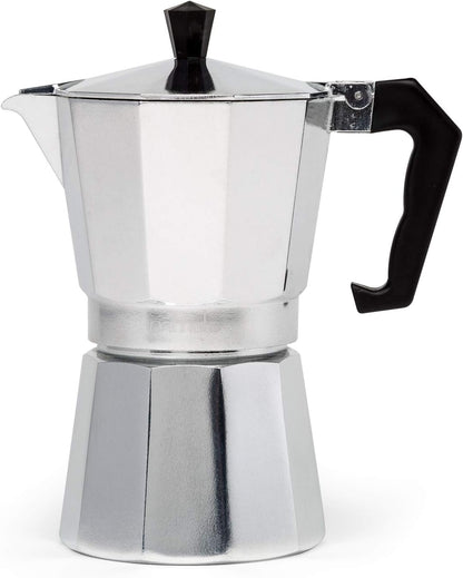 Traditional Stovetop Moka Pot Coffee Brewer - Halri