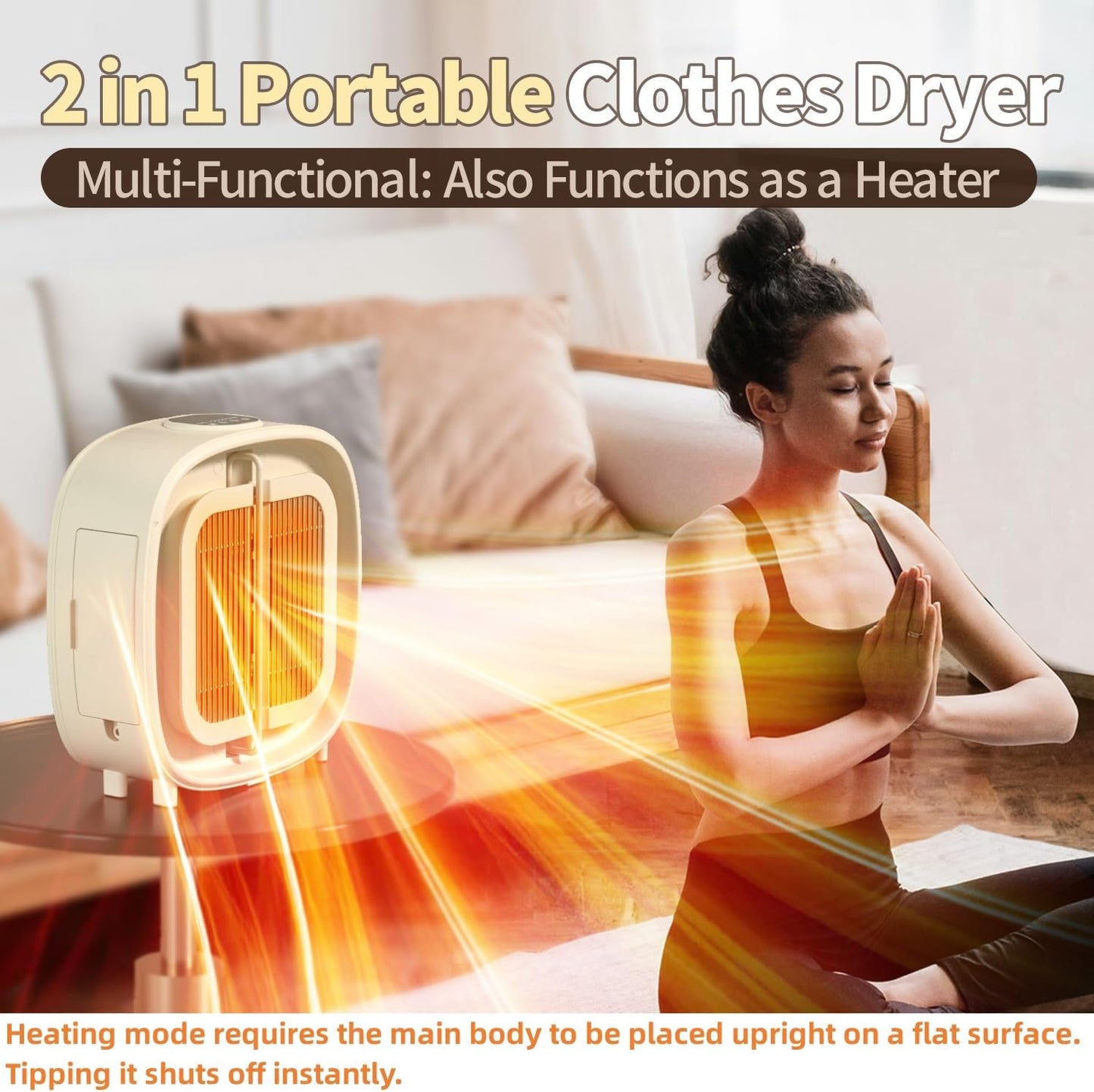 Compact Electric Laundry Dryer
