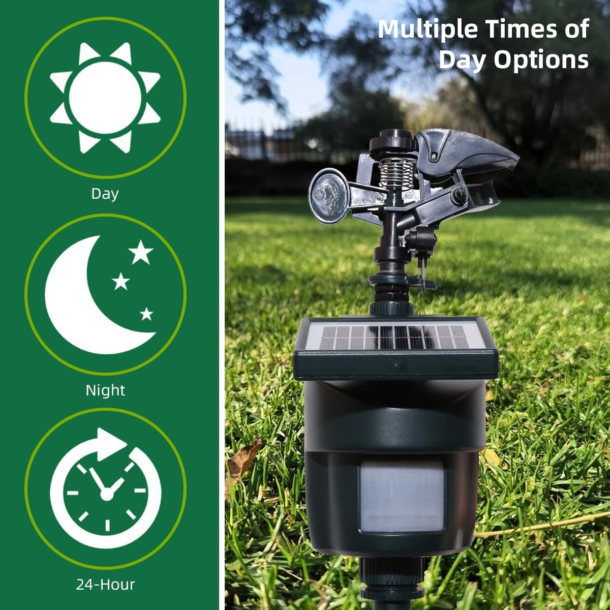 Outdoor Motion Activated Sprinkler for Garden Pest Control