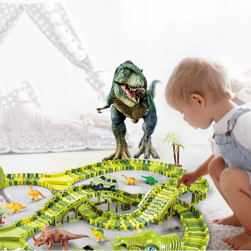 Fun Dinosaur Toy Track Set - Halri