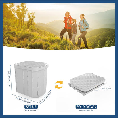 Compact Outdoor Travel Toilet