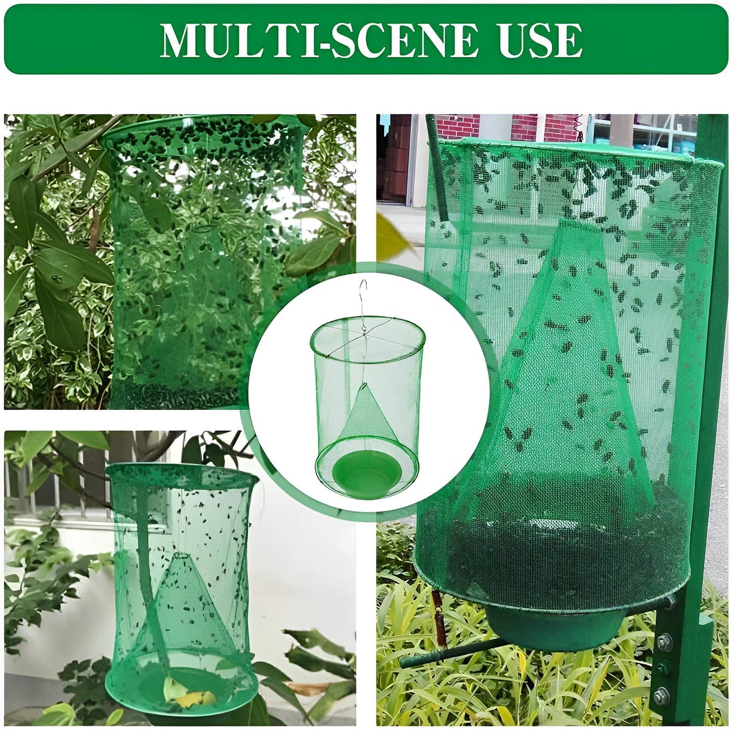Natural Outdoor Fly Catcher | Safe, Chemical-Free & Reusable Trap
