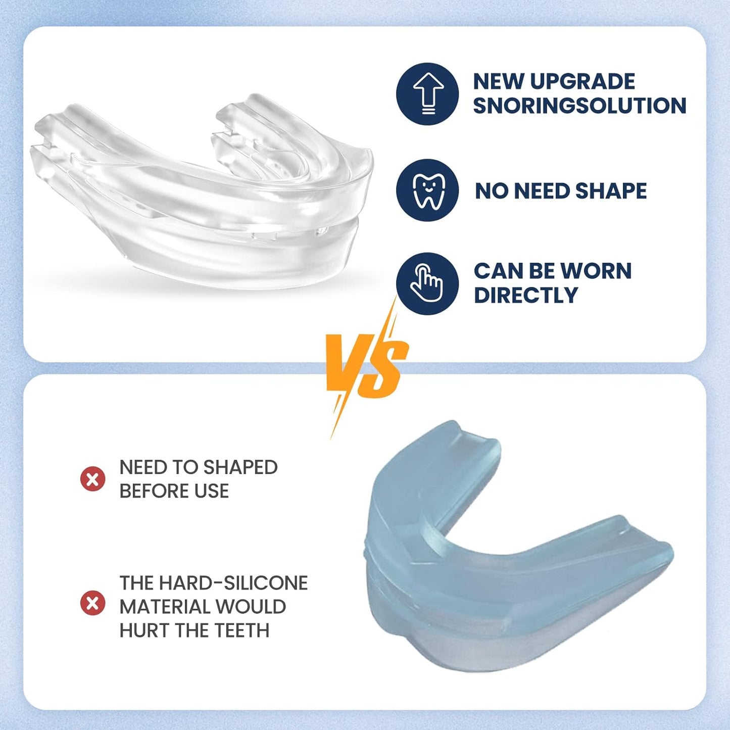Sleep Apnea Snore Stopper Mouth Guard Device