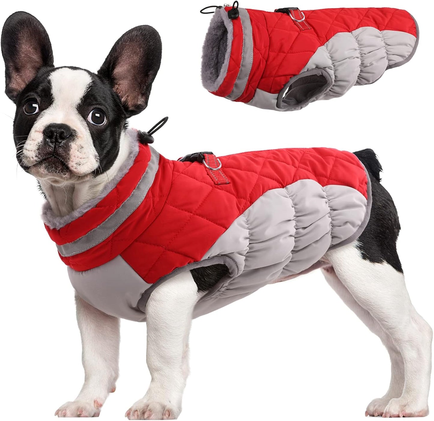 Warm Waterproof Dog Coat with Reflective Strip