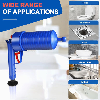 Powerful Sink Drain Clog Remover Plunger Tool