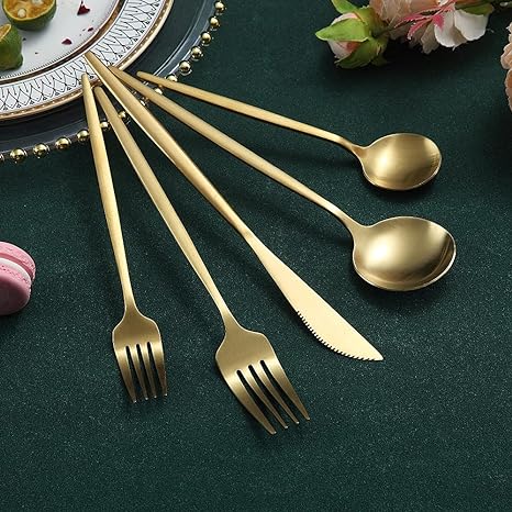 Simple Stainless Steel Flatware Set