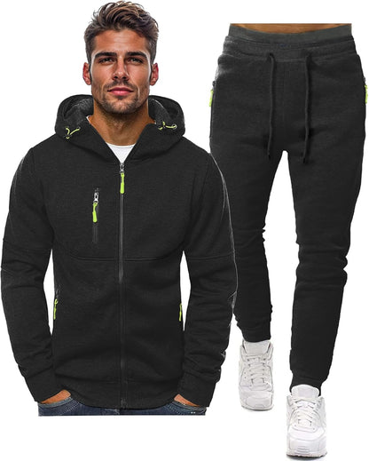 Soft Mens Athletic Jogger Suit