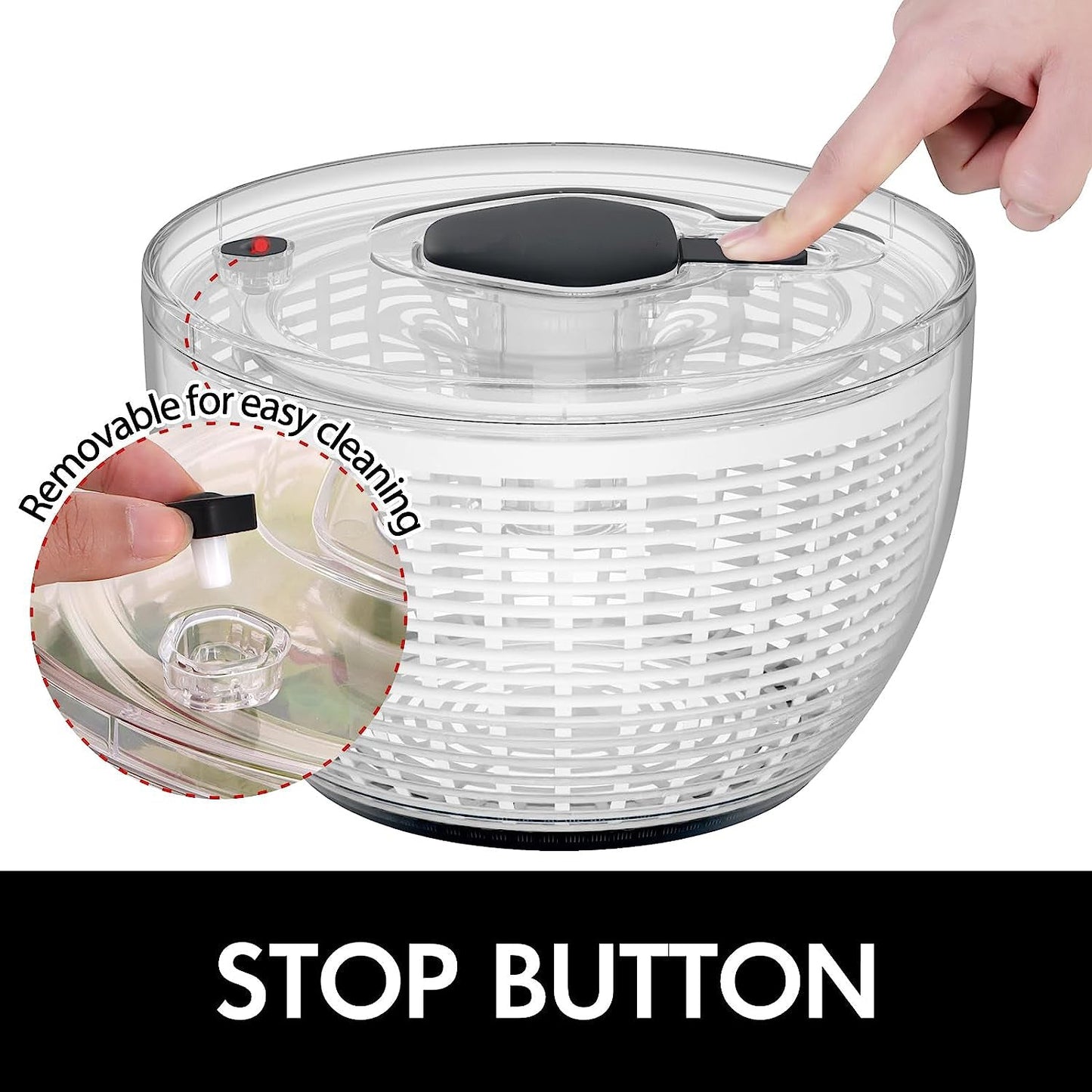Easy Use Big Salad Spinner