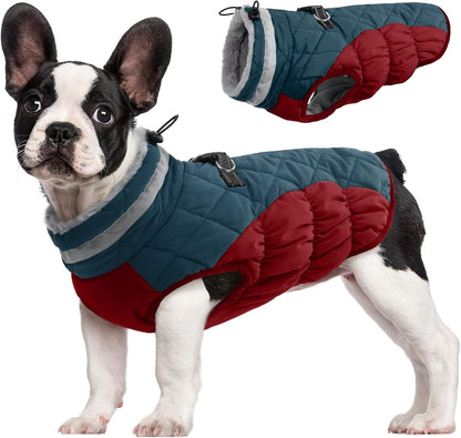 Warm Waterproof Dog Coat with Reflective Strip