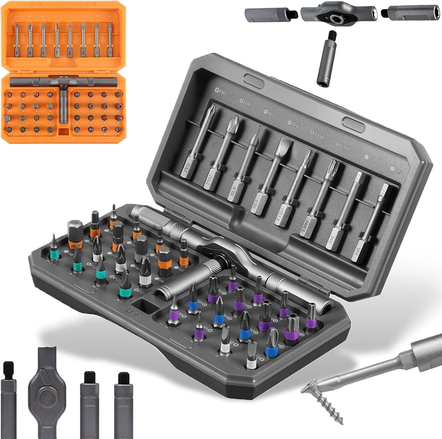Compact 42-in-1 Magnetic Screwdriver Kit - Halri