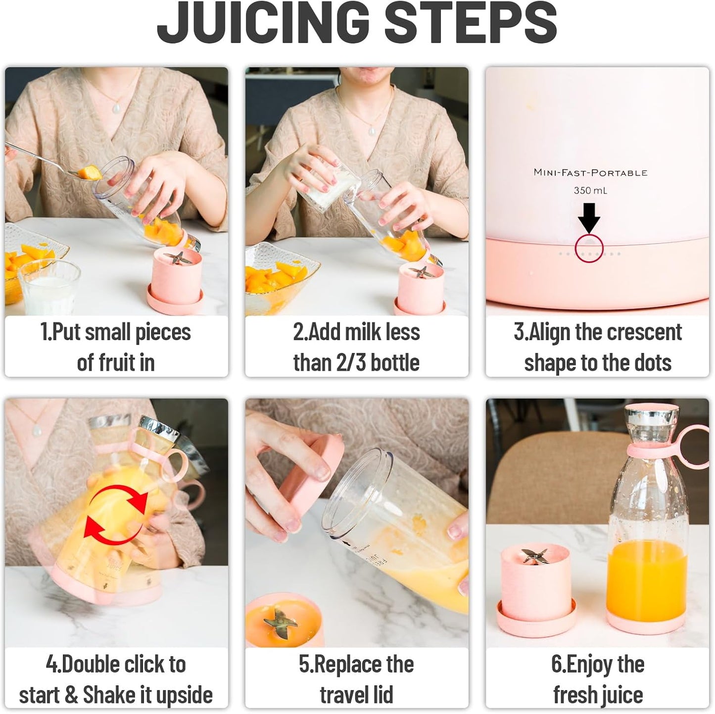 Compact Personal Juice Blender Machine