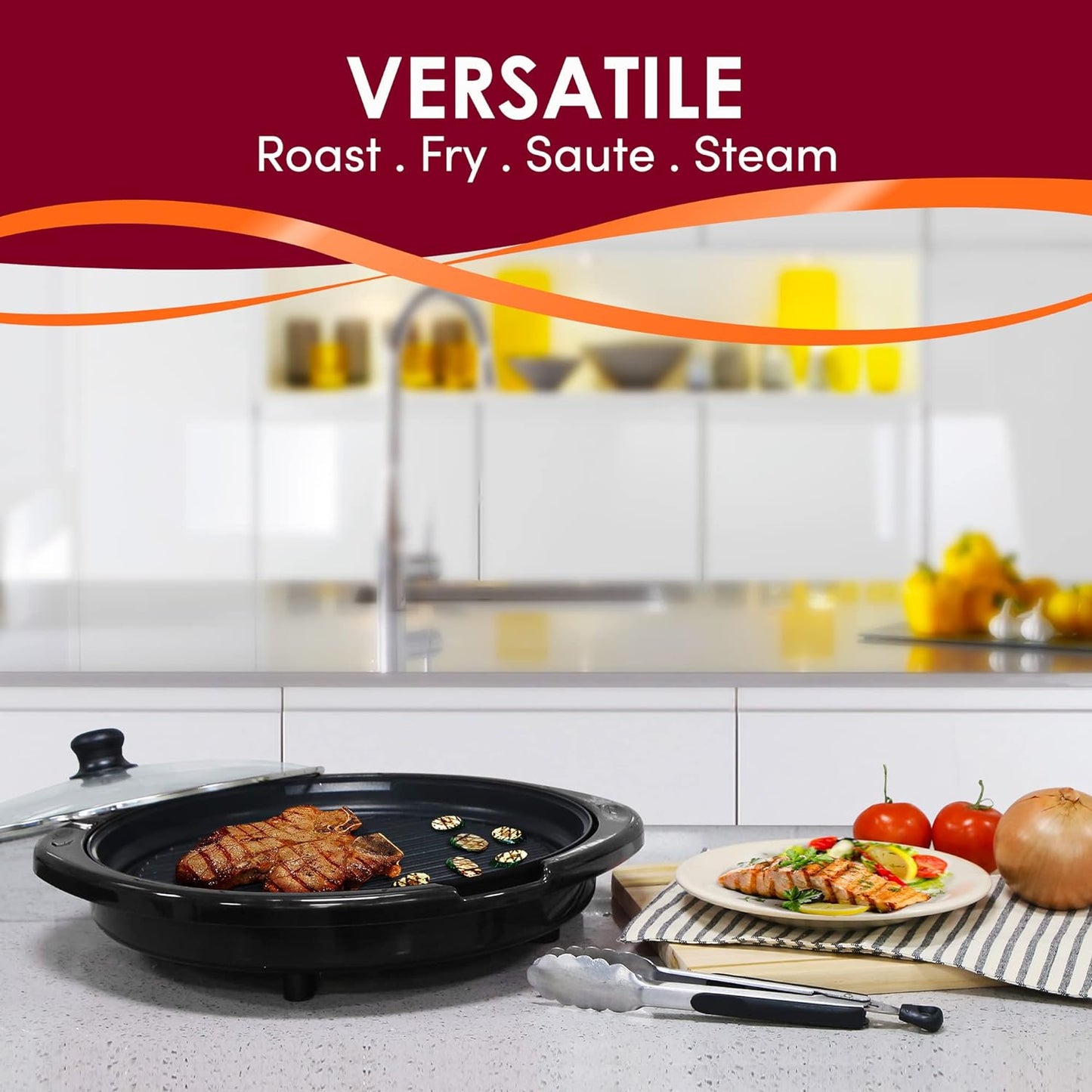 Indoor Portable Non-Stick Electric BBQ Grill