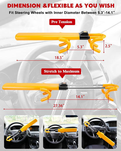 Strong Anti Theft Steering Wheel Lock