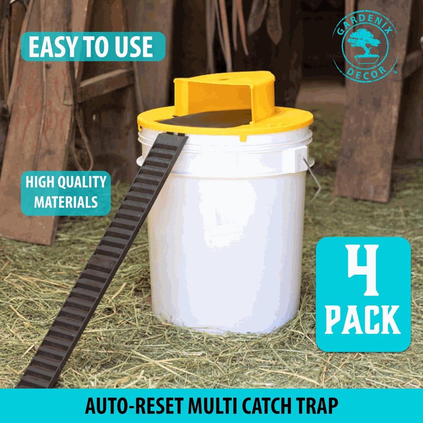 Effective 4-Pack Humane Mouse Trap Kit