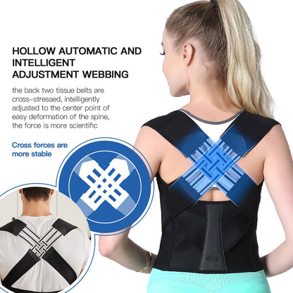 Comfortable Back Support Brace for Improved Posture