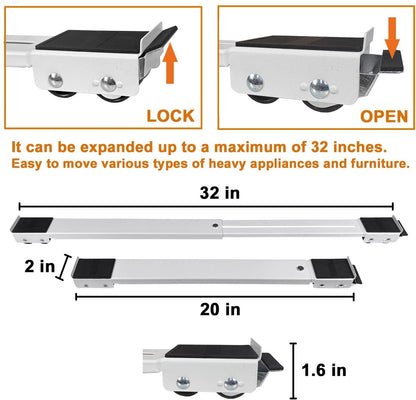 Durable Furniture Moving Wheels