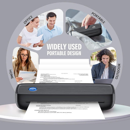 Compact Mobile Label Thermal Printer