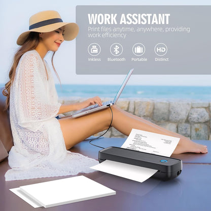 Compact Mobile Label Thermal Printer