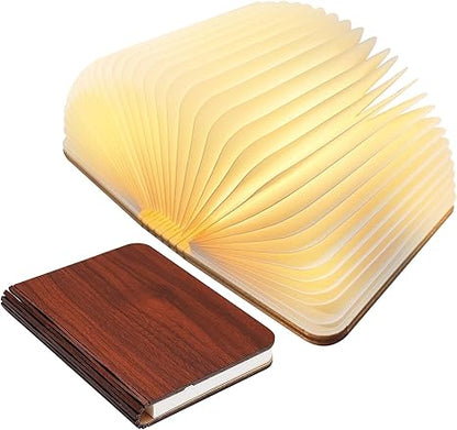 Compact Book Style LED Desk Lamp with Dimmer