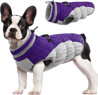 Warm Waterproof Dog Coat with Reflective Strip