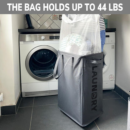 Portable Folding Extra Large Laundry Cart on Wheels