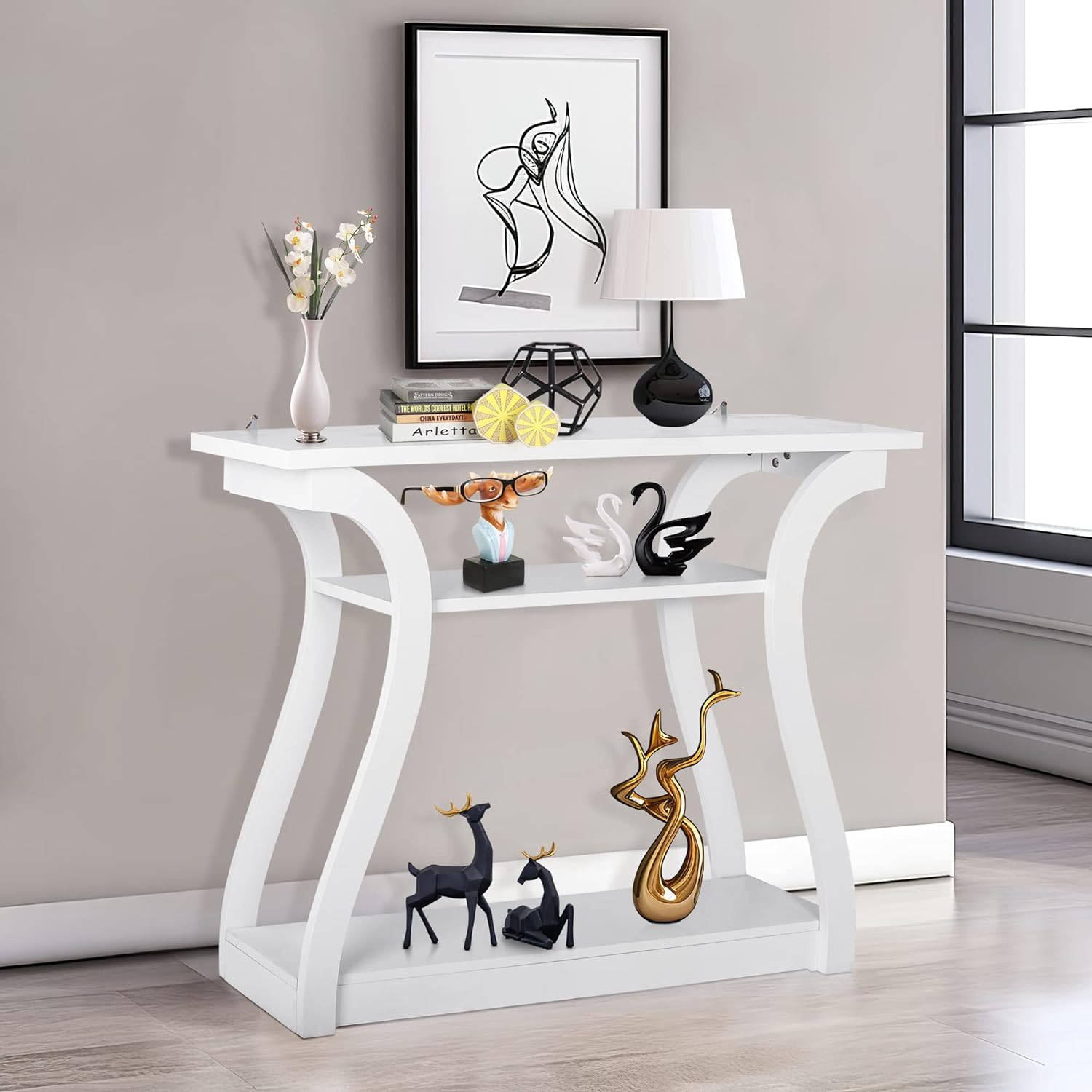 Slim Entryway Table for Living Room and Hall - Halri