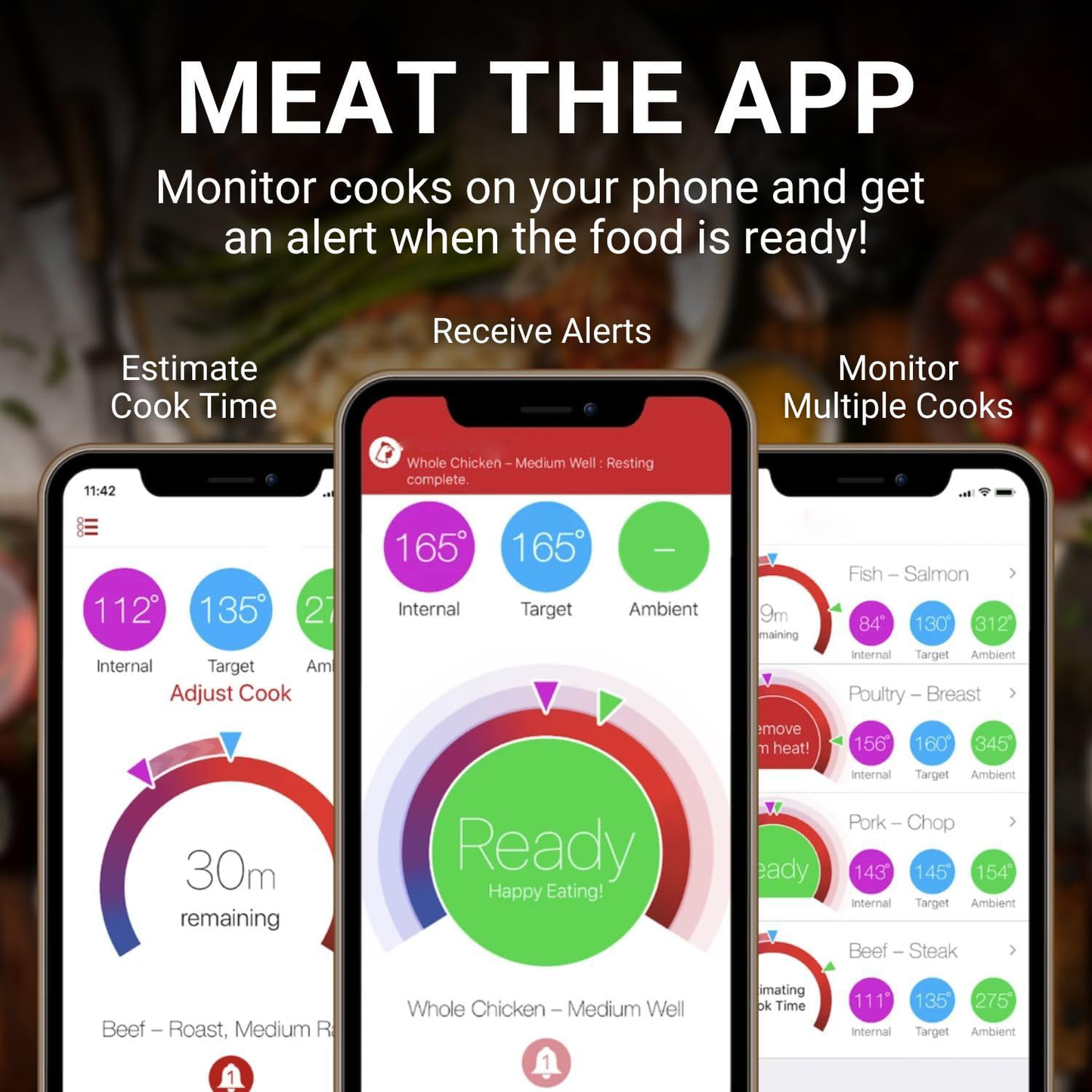 Digital BBQ Meat Temperature Probe