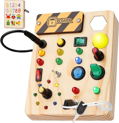 Interactive LED Learning Activity Board Toy - Halri