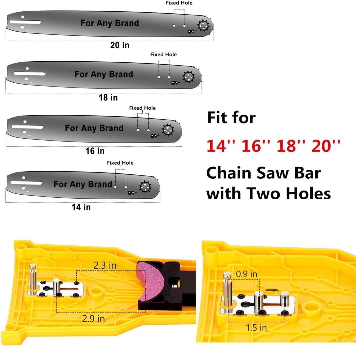 Compact Chainsaw Blade Sharpener Tool