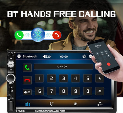 Premium 2 Din Car Radio with GPS Bluetooth Backup Cam