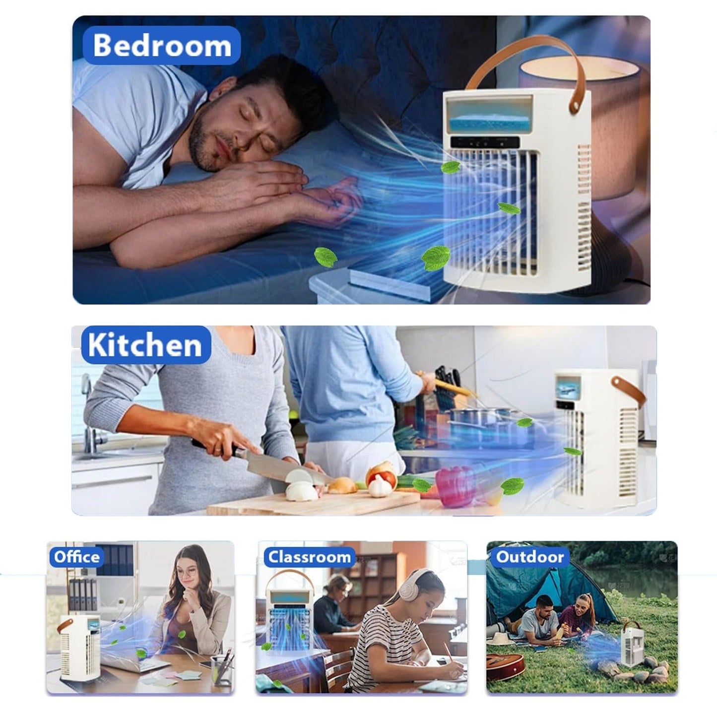 Compact Personal Cooling Desk Fan