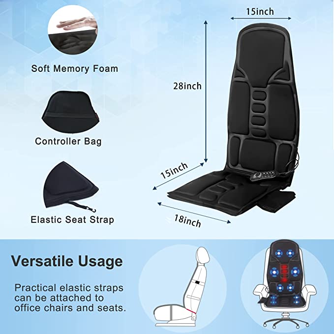 Luxury Car Seat Massager Pad - Best Rated Massage Cushion