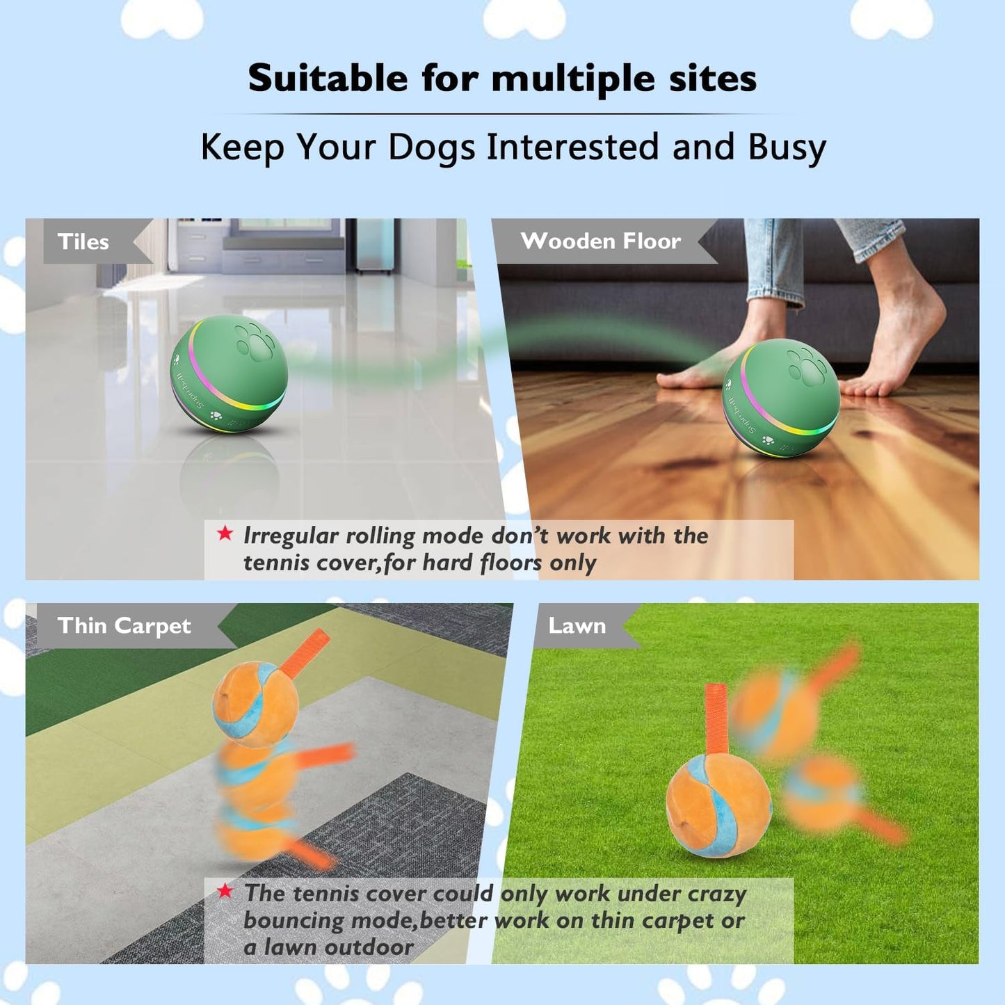 Fun Bouncy Dog Play Ball