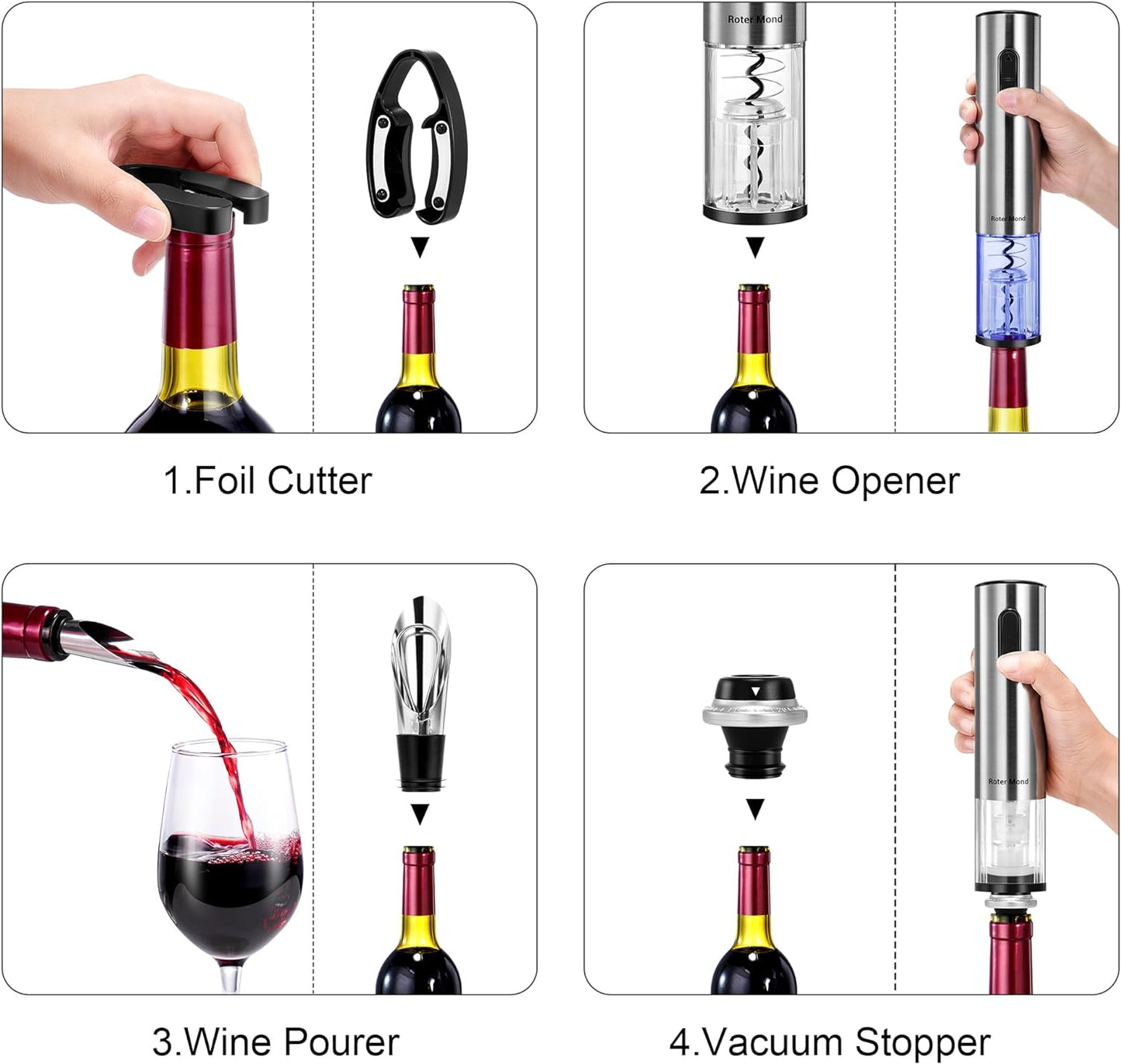 Easy Electric Wine Cork Remover