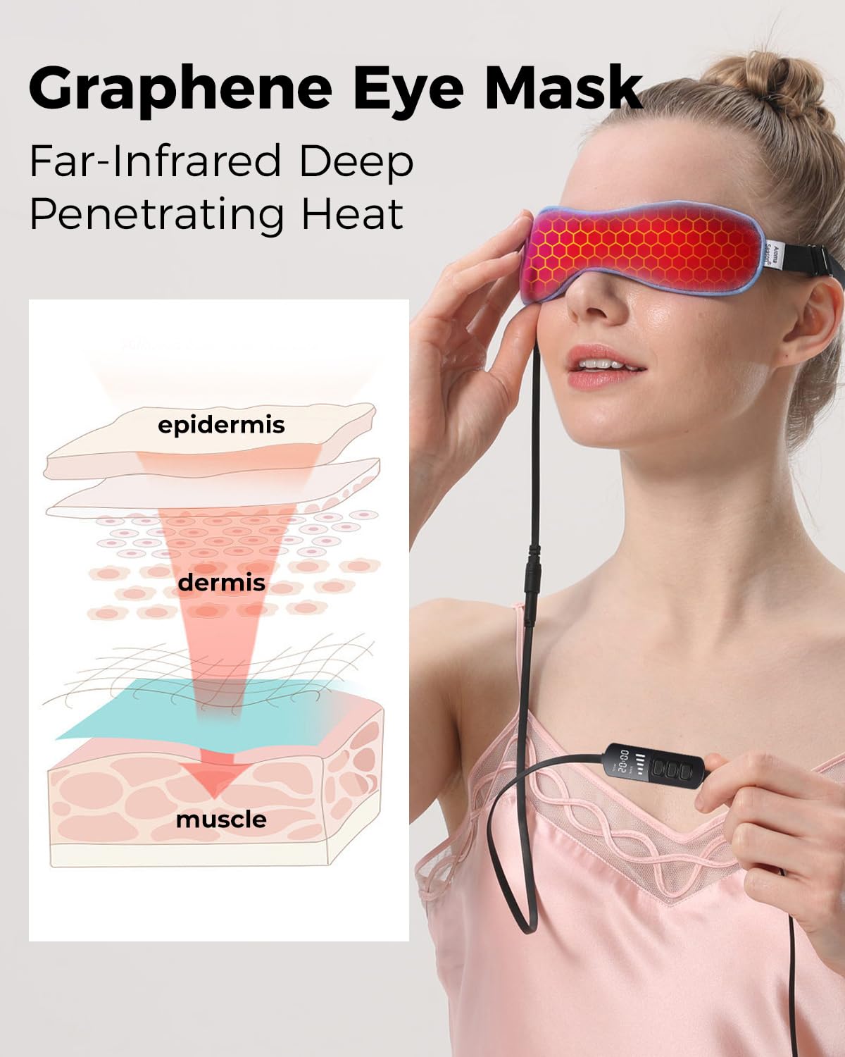 Warm Eye Compress Mask For Tired Eyes