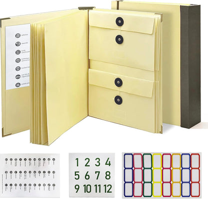 Compact File Folder Organizer Case