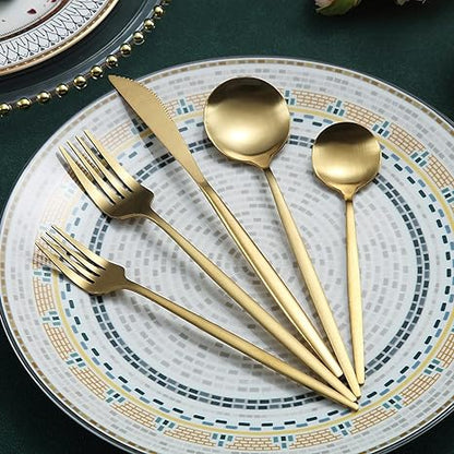Simple Stainless Steel Flatware Set - Halri