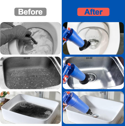 Powerful Sink Drain Clog Remover Plunger Tool