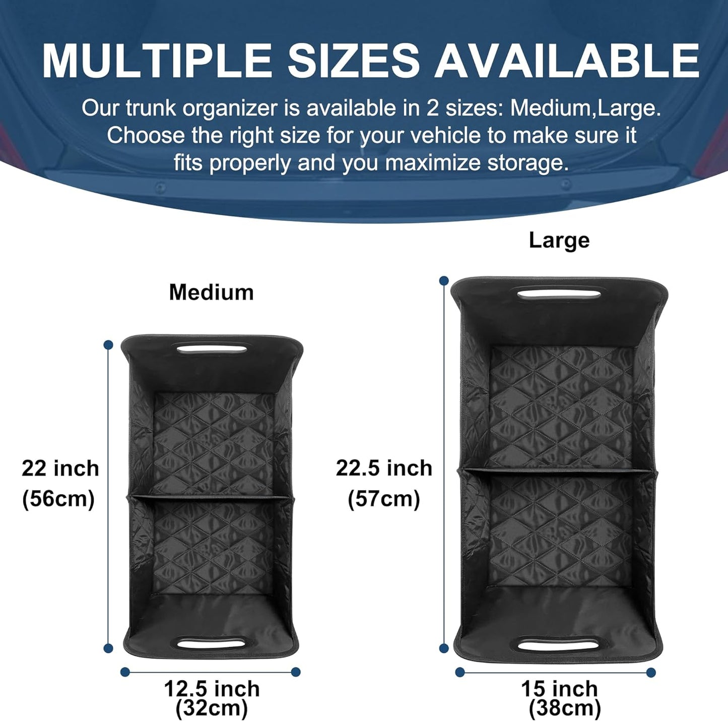 Compact Car Boot Storage Box