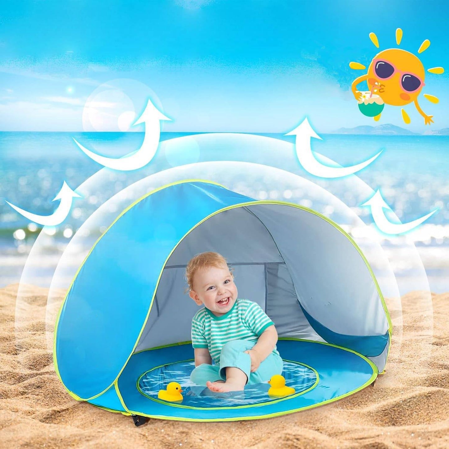Portable Baby Sun Shelter Canopy - Halri