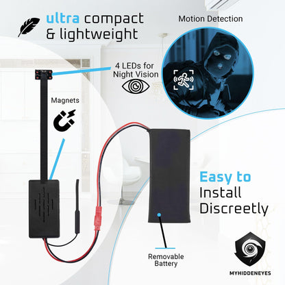HD Wireless Hidden Camera | Motion Alert, Night View & Live Streaming