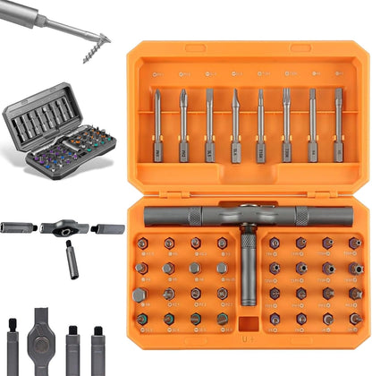 Compact 42-in-1 Magnetic Screwdriver Kit