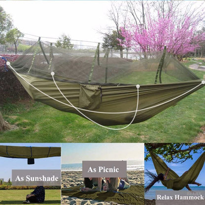 Portable 2 Person Ultralight Camping Hammock Tent