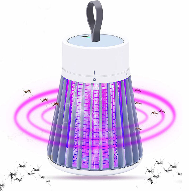 Compact USB Powered Mosquito Killer Lamp with LED Light - Halri