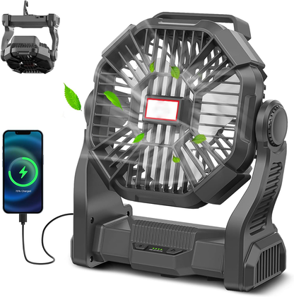 Compact Battery Powered Outdoor Fan - Halri