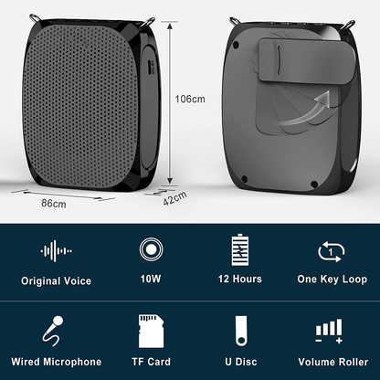 Portable Vocal Booster For Seniors And Instructors