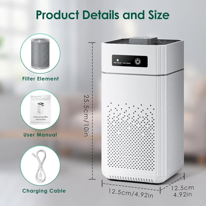 Powerful Home Air Cleaner for Big Rooms