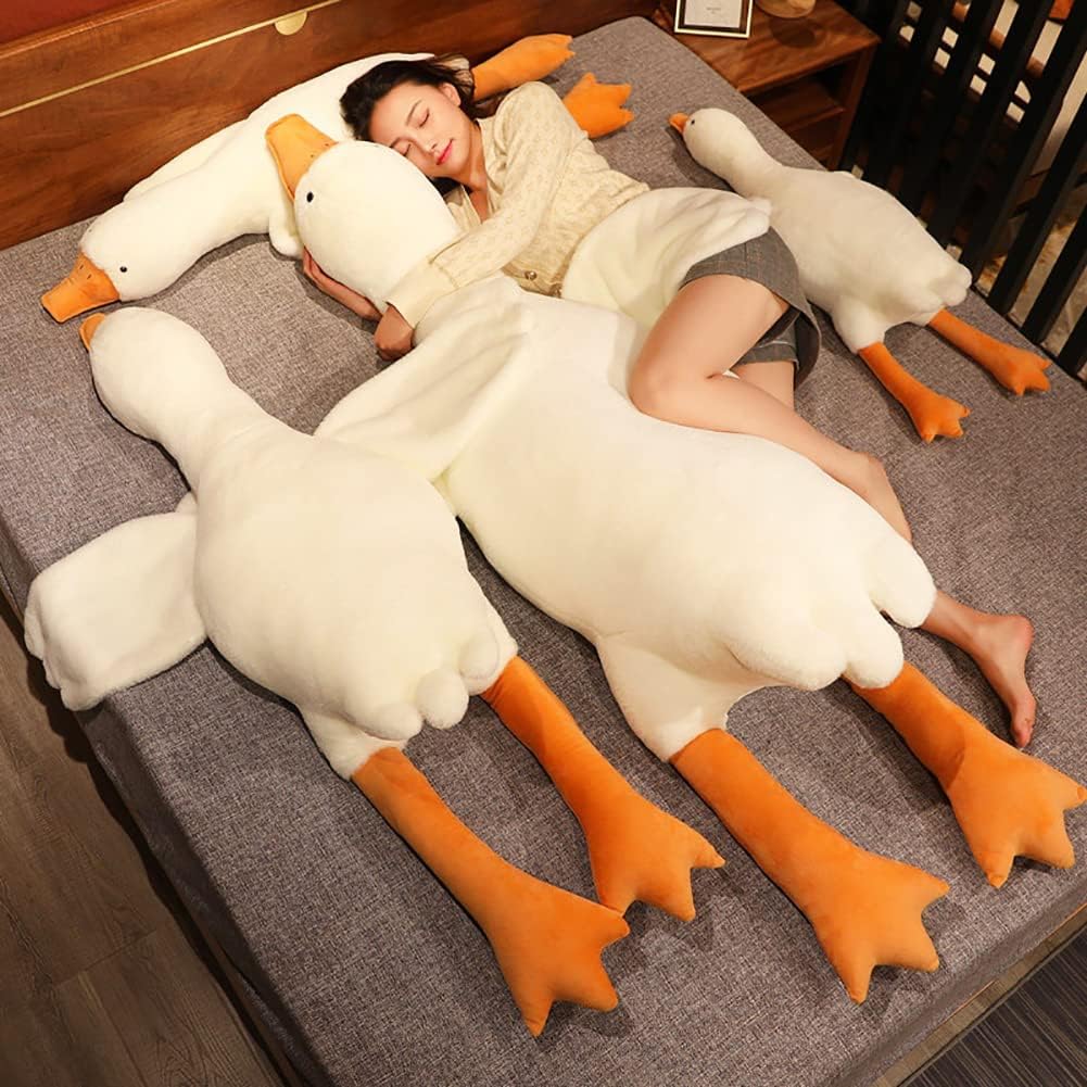 Big Plush Goose Toy - Soft and Cuddly Friend - Halri