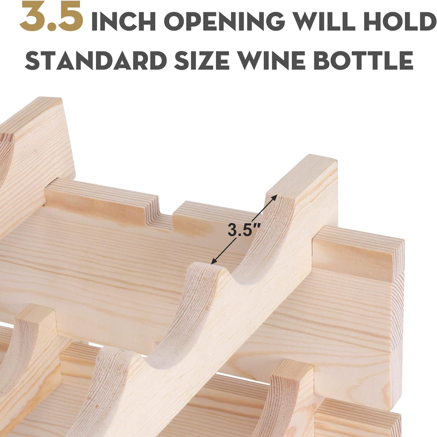 Space Saving 96 Bottle Wine Storage Rack