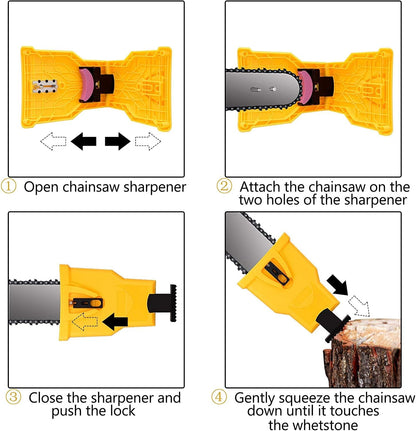 Compact Chainsaw Blade Sharpener Tool